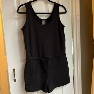 Black sports romper
